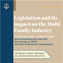 Legislation &amp; its impact on the Multi Family Industry